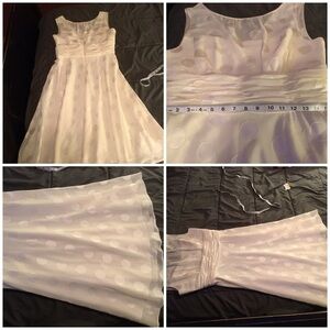 Ivory dress size 12 excellent condition item#118